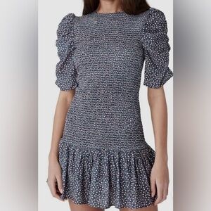 French Connection Smocked Mini Dress